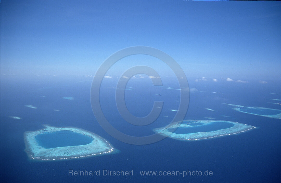 Maledivian Islands, Aerial view