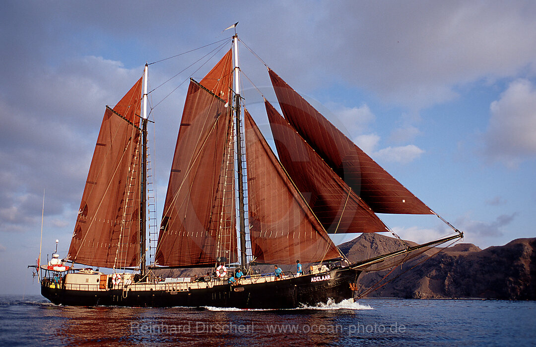 Segelschiff Adelaar, Indischer Ozean, Komodo National Park, Indonesien