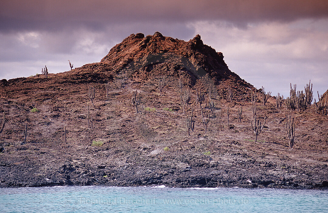 Erloschene Vulkane auf Santiago, James, Galpagos, Galapagos, Pazifik, Ekuador, Ecuador, Sdamerika