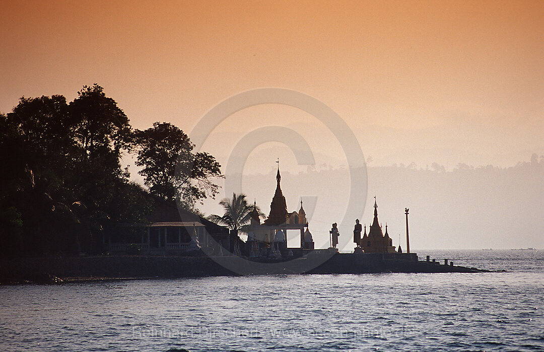 Tempel, Kawthaung, Burma, Myanmar, Birma