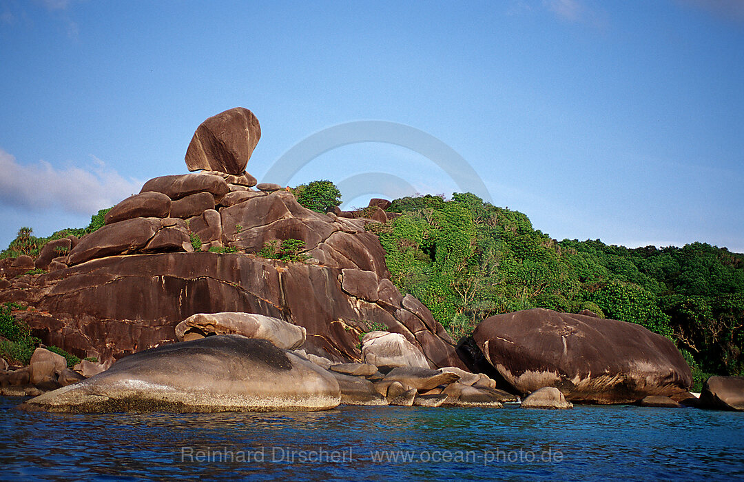 Similan Island, Donald Duck Felsen, Indischer Ozean, Phuket, Similan Inseln, Andamanensee, Thailand