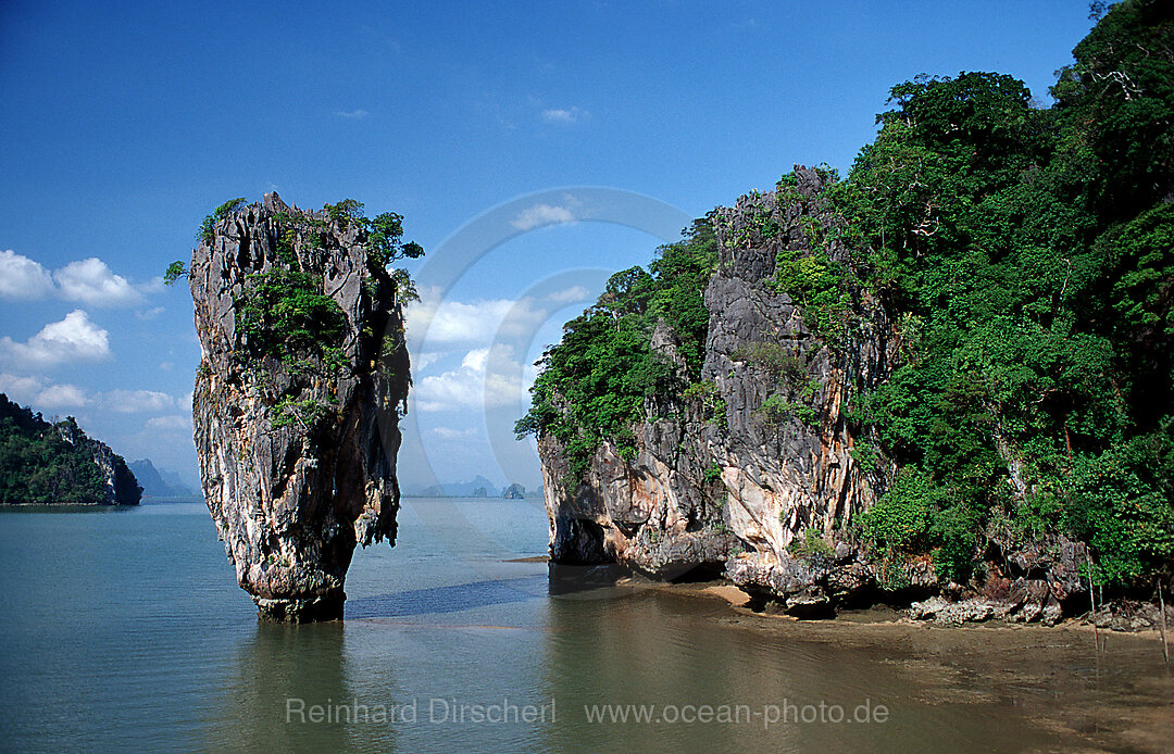 James Bond Felsen, Phangna, Phang-Nga, James Bond Island, Khao Phingan, Thailand