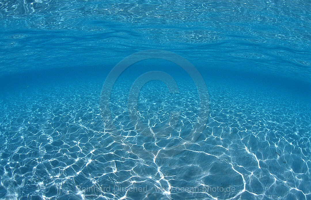 Beach under water