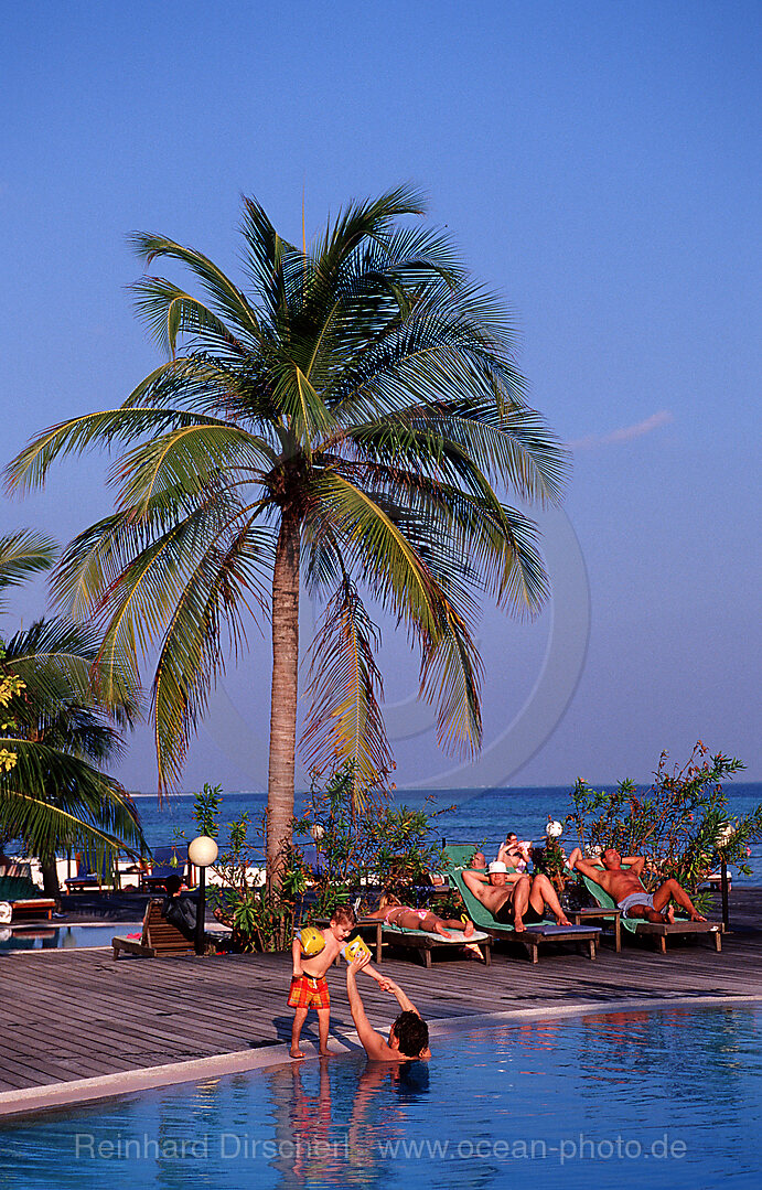 Malediveninsel Kuredu, Strand, Indischer Ozean, Lhaviyani Atoll, Kuredu, Malediven