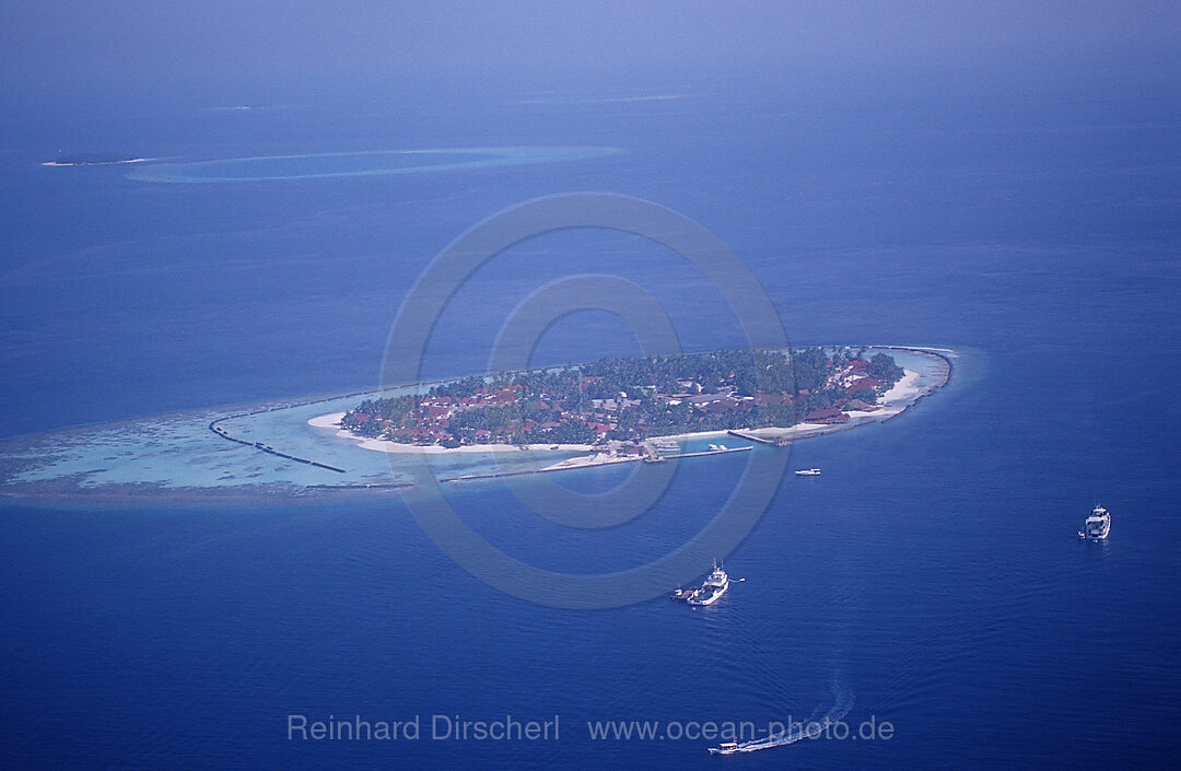 Maldives Island, air image