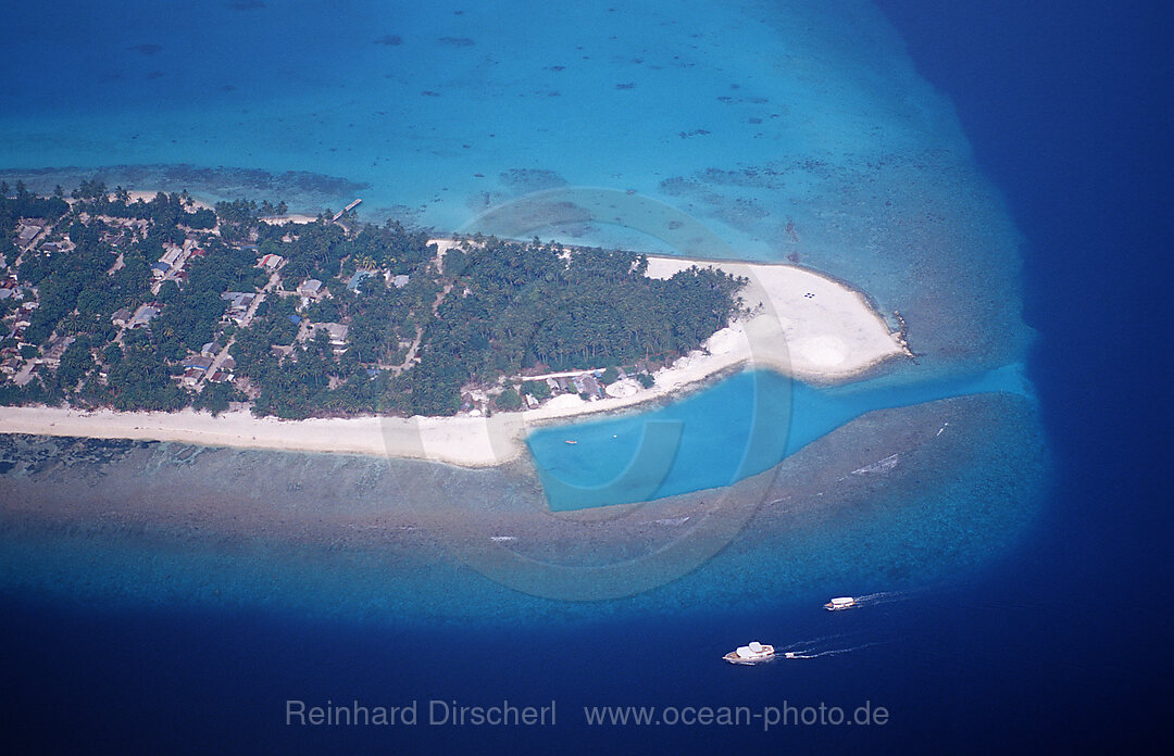 Maldives Island, air image