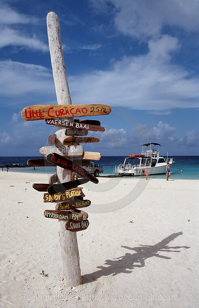 Strand von Curacao, Karibisches Meer, Karibik, Niederlaendische Antillen, Curacao