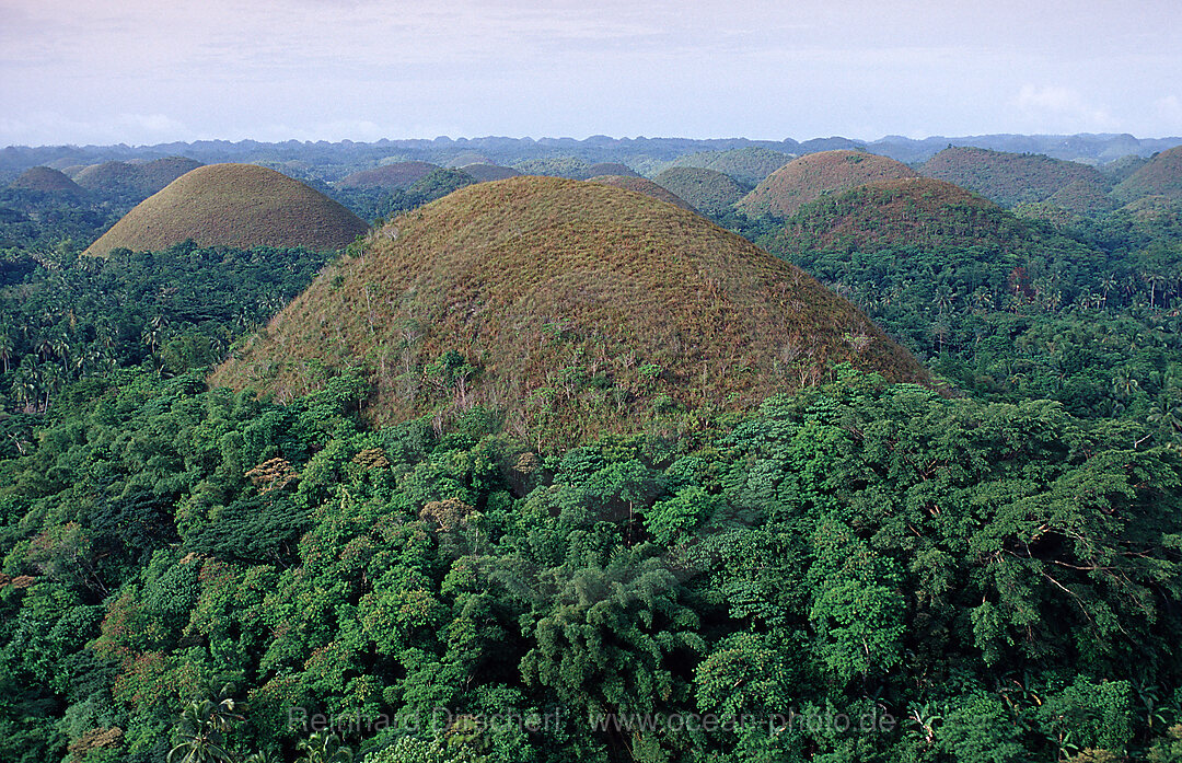 Chocolate Hills, Philippineninsel, Bohol, Philippinen