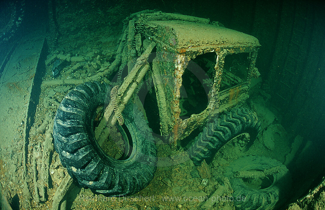 Laderaum der Thistlegorm, Schiffswrack