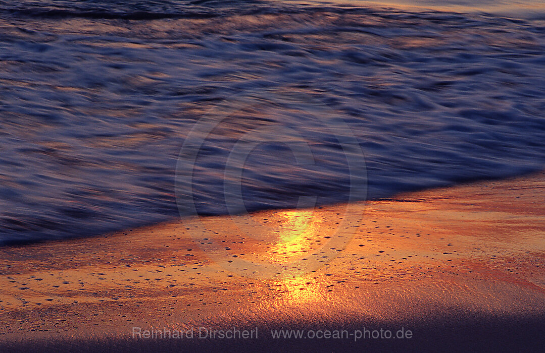 waves on the beach