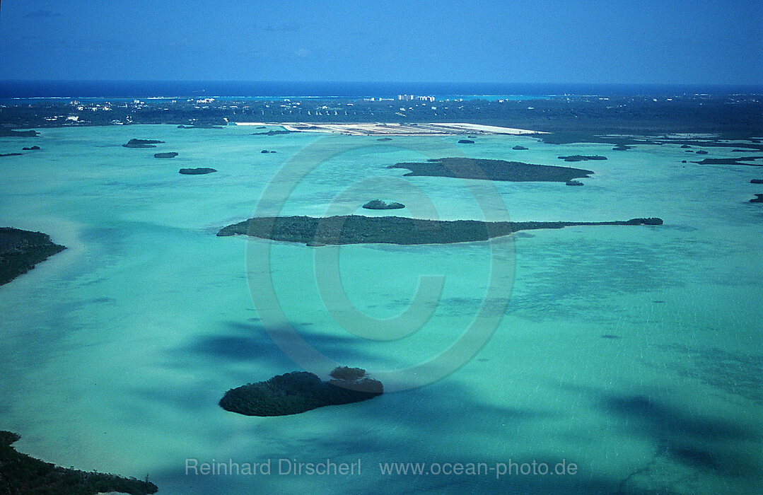 Luftaufnahme Bahamas Insel