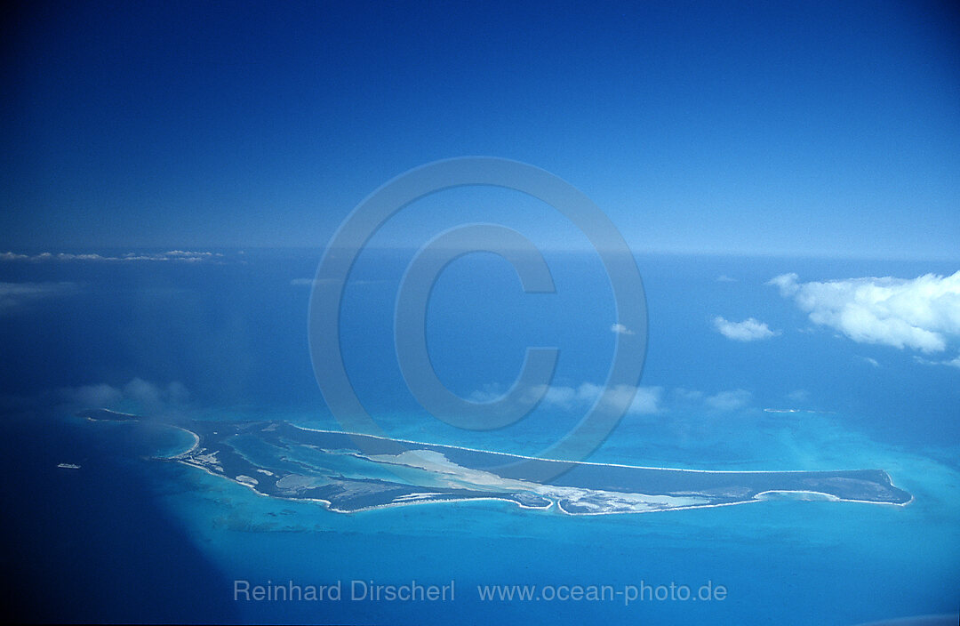 Luftaufnahme Bahamas Insel