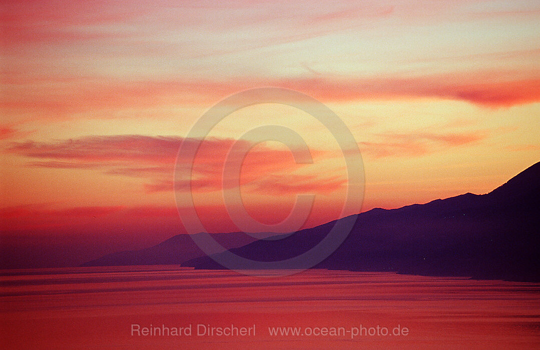 Coastal scenic of Istria, dawn