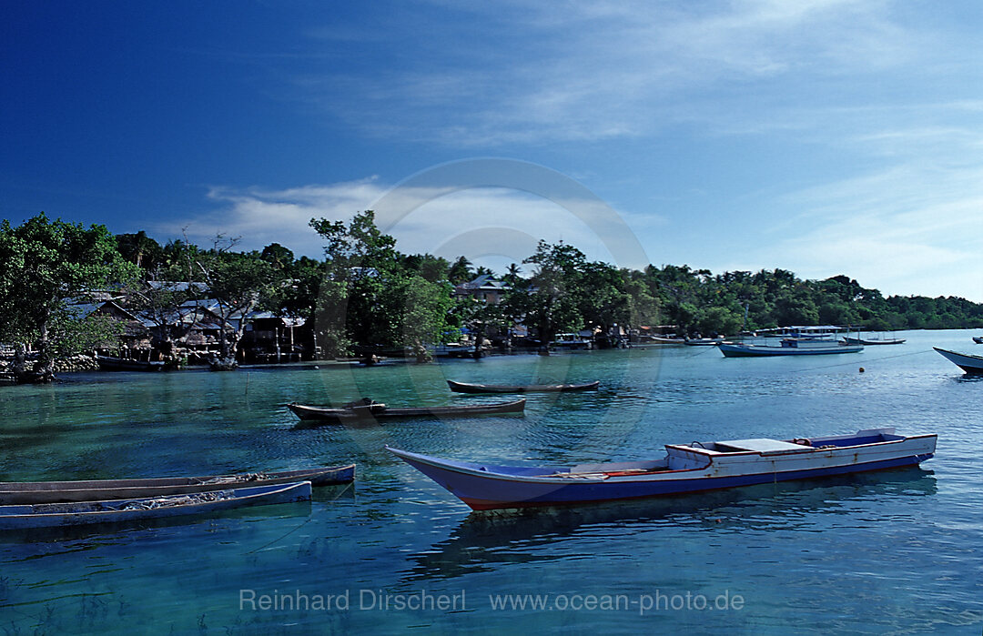 Fischerdorf Lamanggau, Sulawesi, Celebes, Indonesien