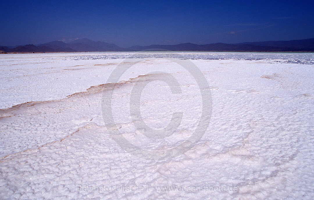 Lac Assal, Assalsee, Afar Triangle, Djibouti, Dschibuti, Afrika