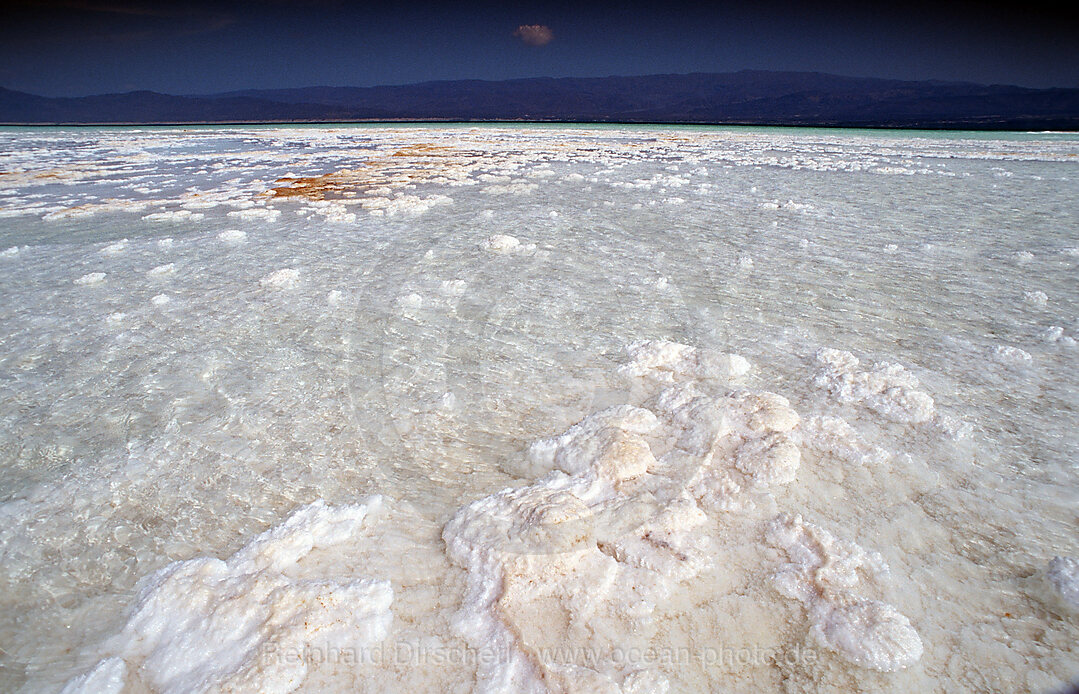 Lac Assal, Assalsee, Afar Triangle, Djibouti, Dschibuti, Afrika