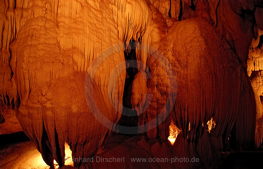 Stalactite caves, Window Cave, Borneo, Sarawak, Gunung Mulu NP, Malaysia