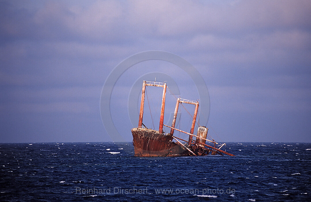 Gestrandetes Schiffswrack, Silverbanks, Karibisches Meer, Dominikanische Republik