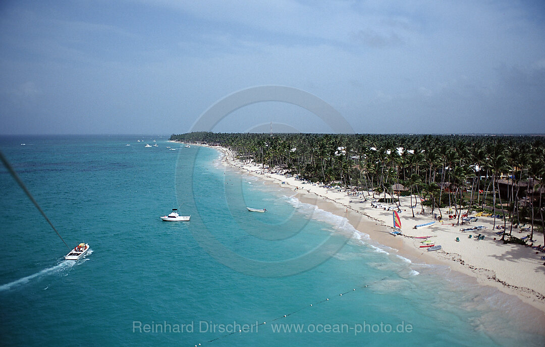 Sandstrand von Punta Cana, Punta Cana, Karibik, Dominikanische Republik