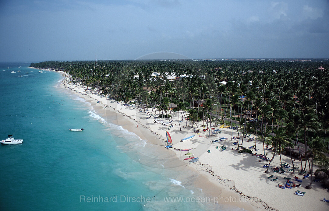 Sandstrand von Punta Cana, Punta Cana, Karibik, Dominikanische Republik