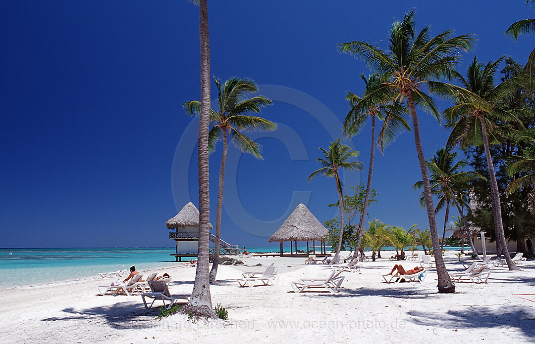 Sandstrand, Punta Cana, Karibik, Dominikanische Republik