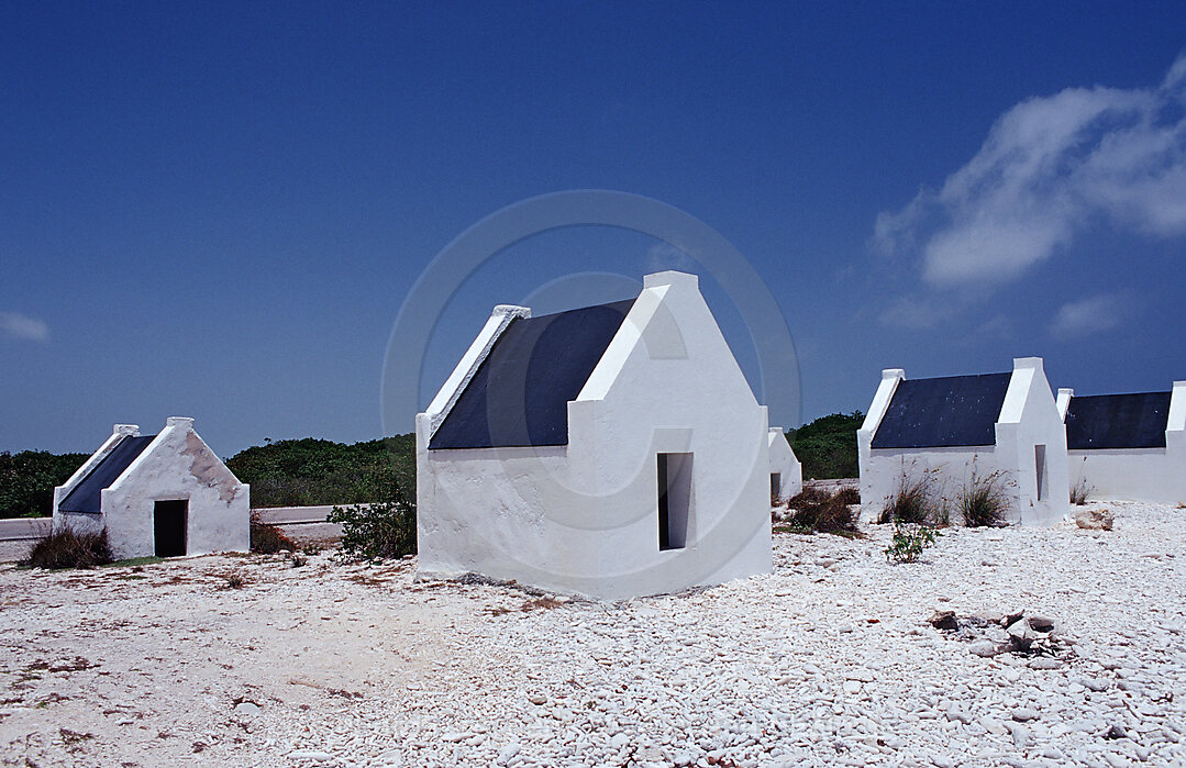 Sklavenhuetten White Slaves, Bonaire, Niederlaendische Antillen, Bonaire