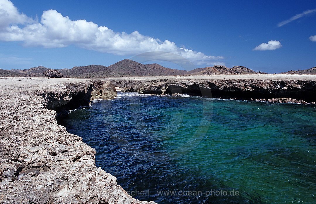 Kueste bei Boka Chikitu, Karibik, Karibisches Meer, Washington Slagbaai Nationalpark, Boka Chikitu, Niederlaendische Antillen, Bonaire