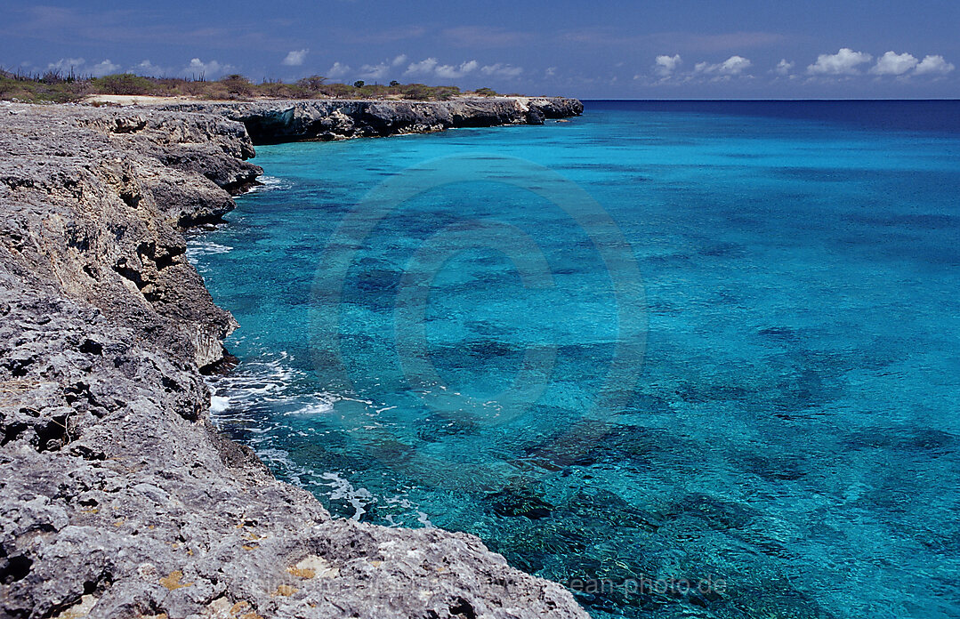 Kueste von Bonaire, Karibik, Karibisches Meer, Washington Slagbaai Nationalpark, Wayak, Niederlaendische Antillen, Bonaire