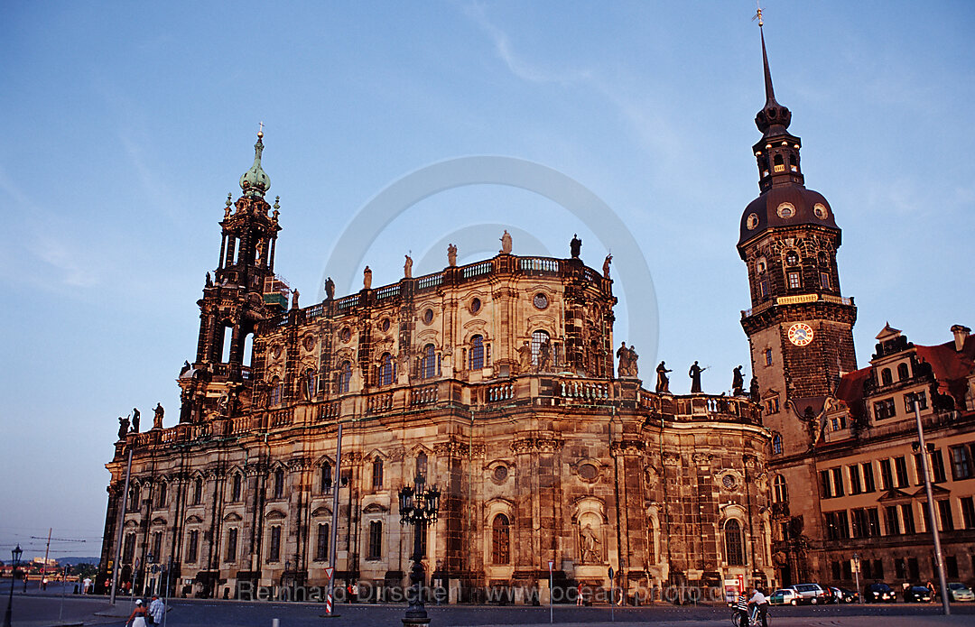 Hofkirche, Hausmannsturm und Schloss