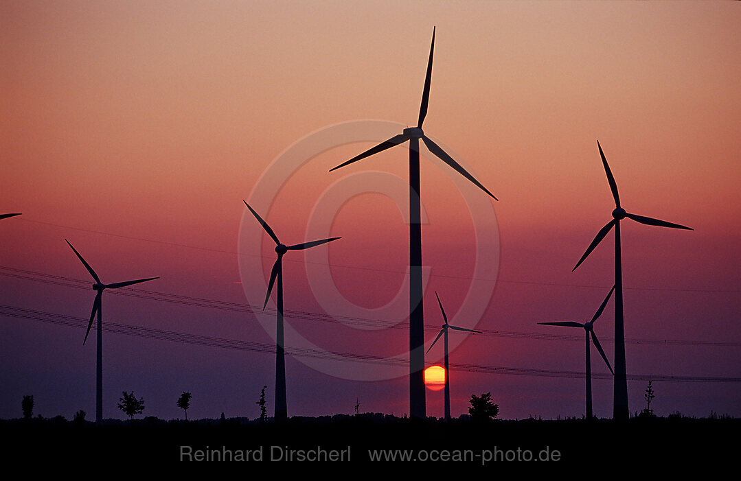 Windkraftanlage, Leipzig, Deutschland