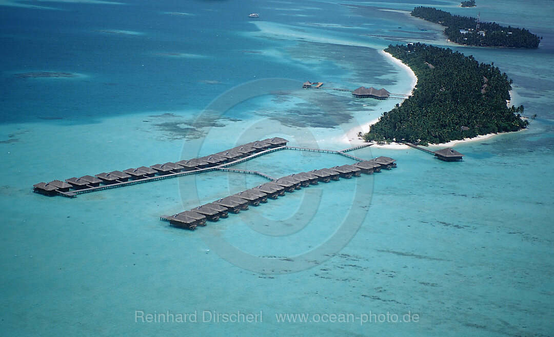 Luftbild der Insel Medhufushi