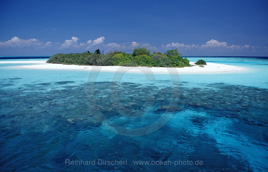 Traumhafte Malediveninsel, Indischer Ozean, Meemu Atoll, Malediven