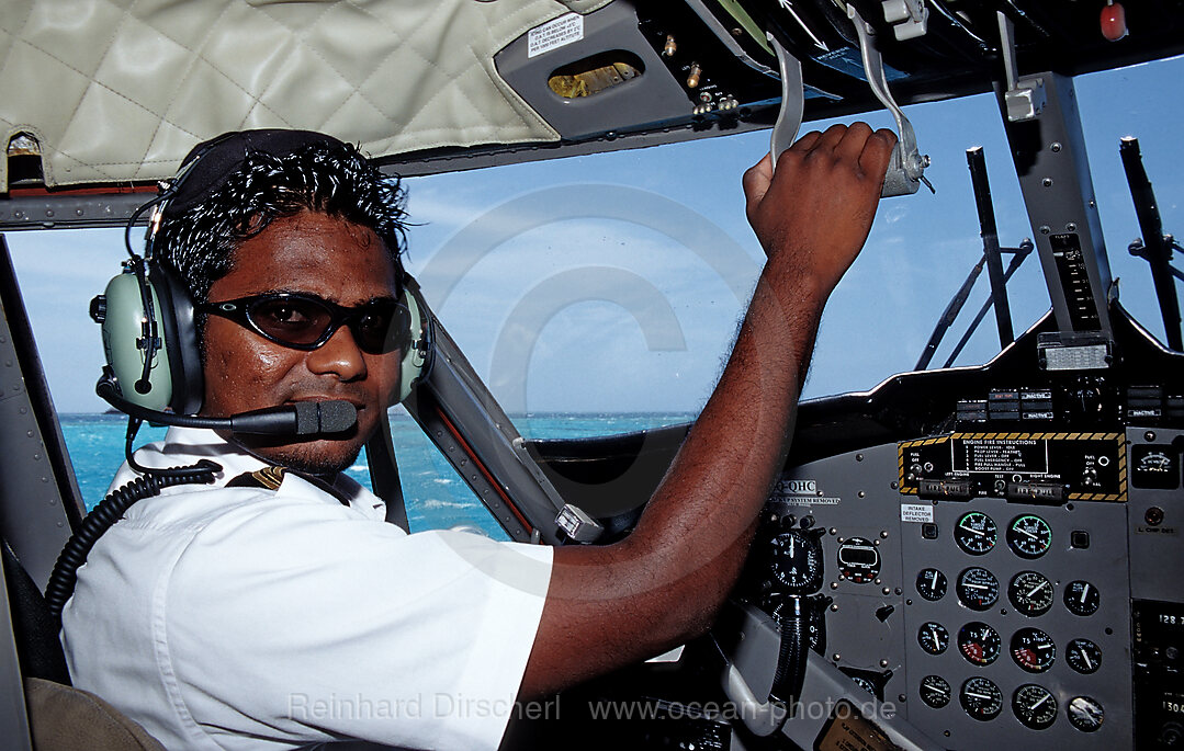 Pilot in Wassertaxi