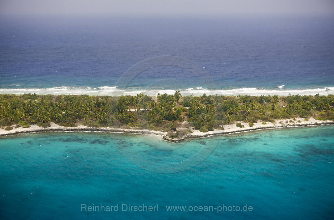 Blick auf Insel Majuro