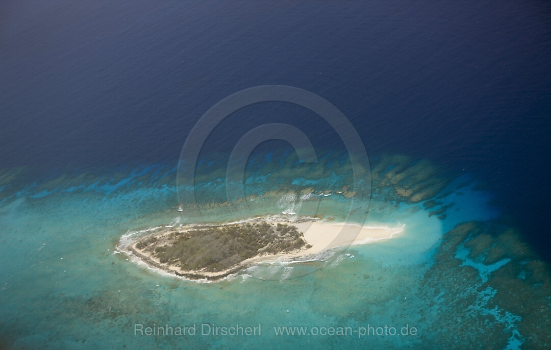 Aerial View of Marshal Islands, Rongelap Atoll, Micronesia, Pacific Ocean, Marshall Islands