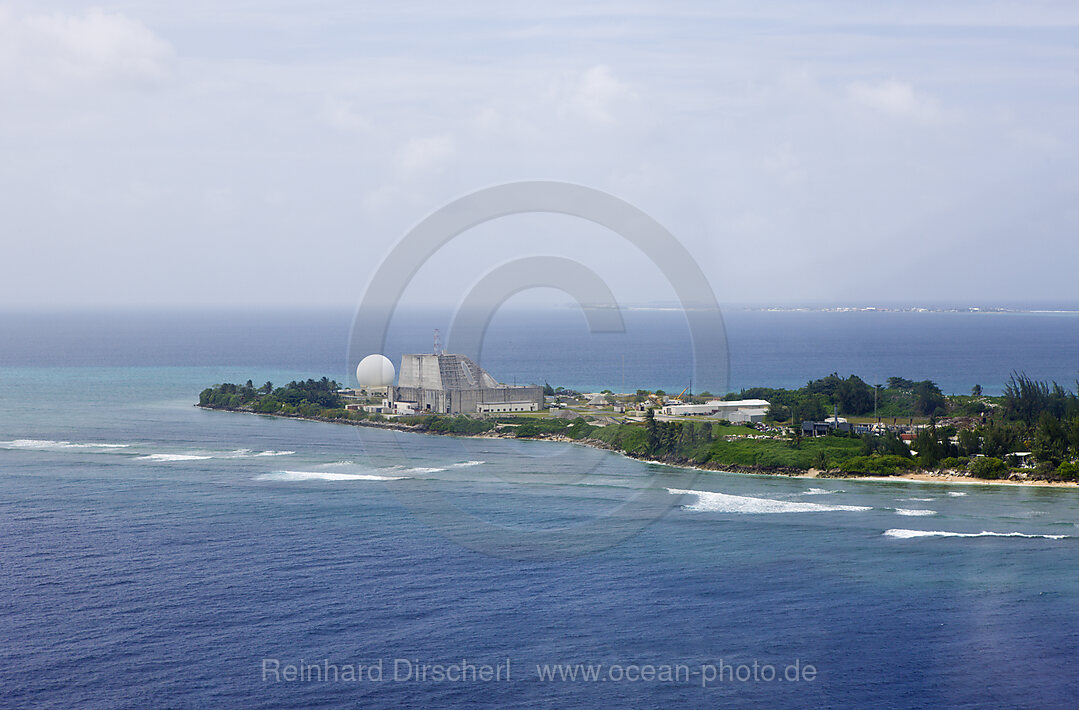 Luftaufnahme von Kwajalein