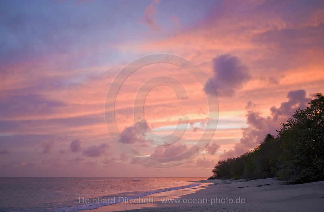 Sonnenuntergang am Strand von Bikini