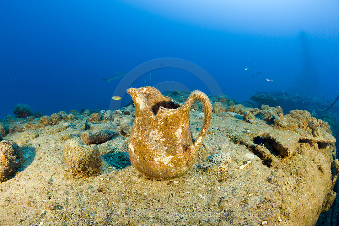 Artifacts of USS Apogon Submarine, Bikini Atoll, Micronesia, Pacific Ocean, Marshall Islands