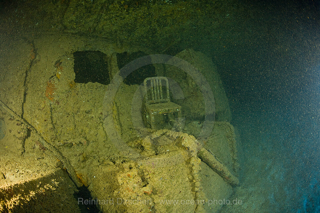 Wreckage of USS Arkansas Battleship, Bikini Atoll, Micronesia, Pacific Ocean, Marshall Islands