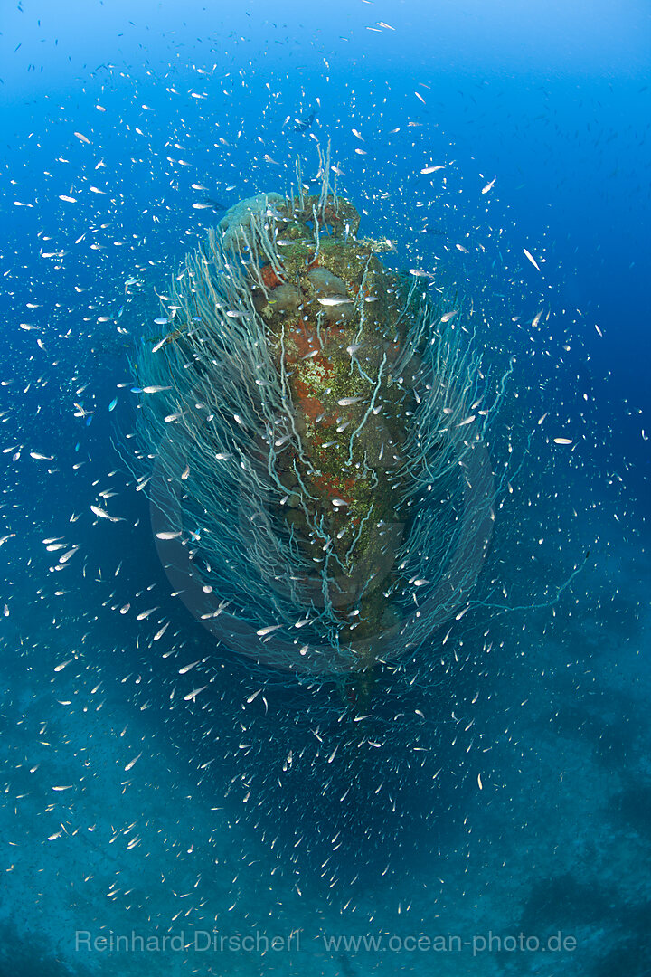 Bow of Destroyer USS Lamson