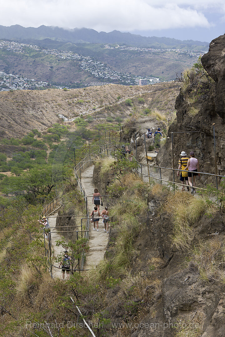 Fussweg zum Diamond Head Vulkankrater