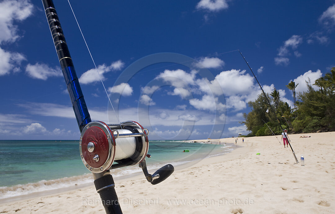 Strand Haleiwa Beach Park, Oahu, Pazifik, Hawaii, USA