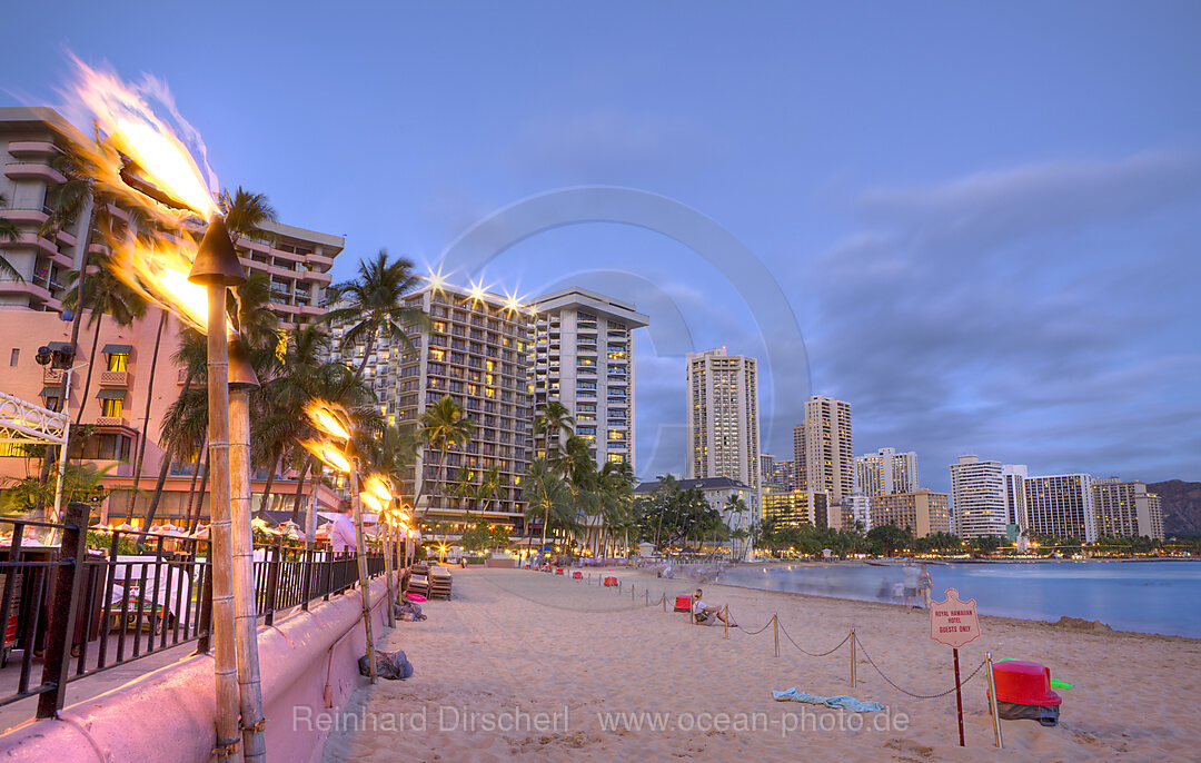 Waikiki Beach at Sunset