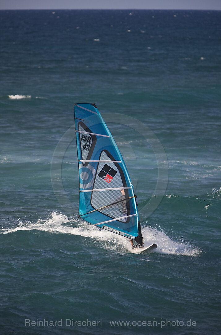 Windsurfer at Hookipa Beach