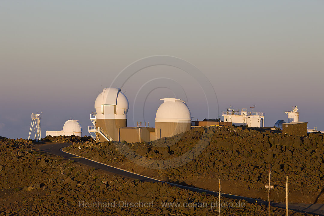 Observatorium auf Mount Haleakala Vulkan