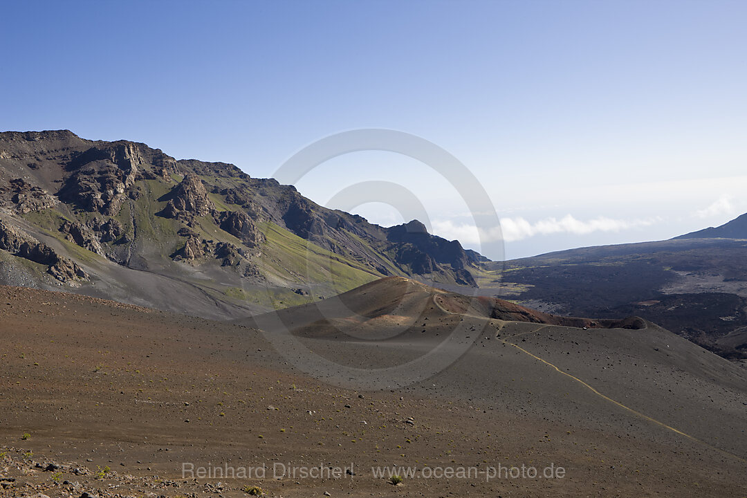 Krater des Haleakala Vulkan, Maui, Hawaii, USA