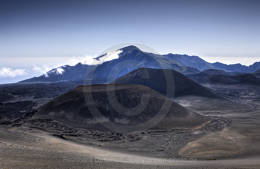 Krater des Haleakala Vulkan