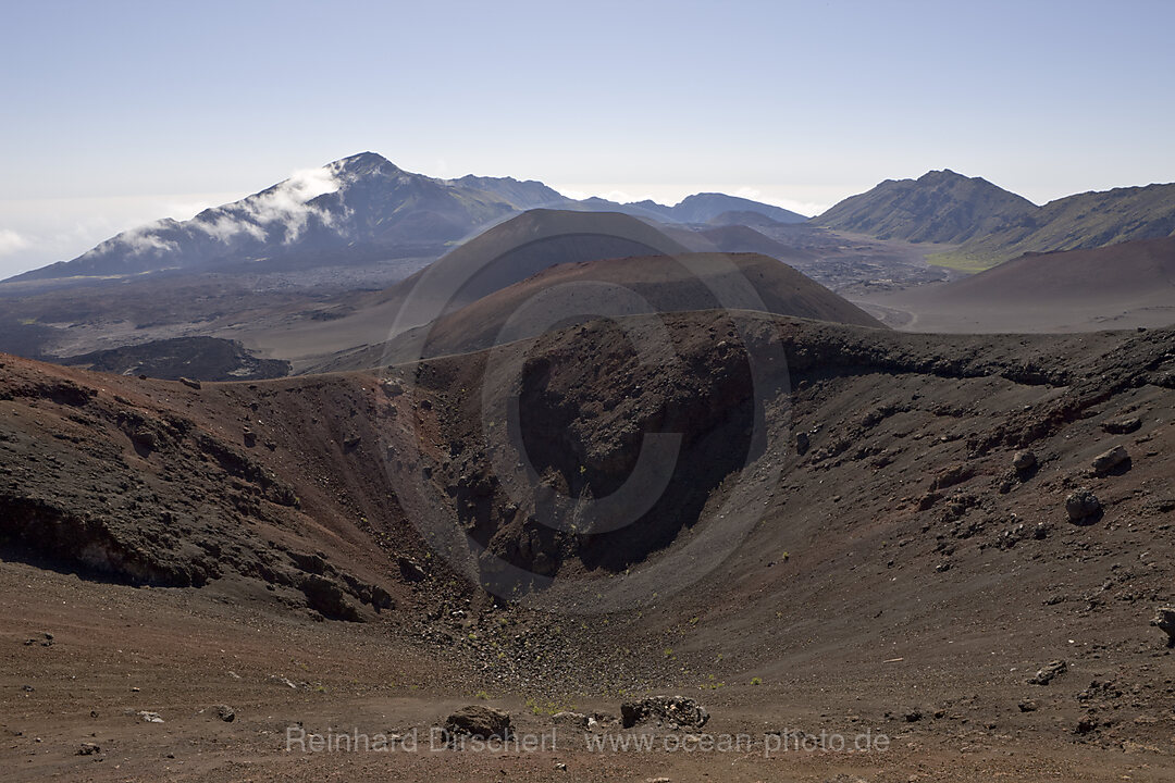 Krater des Haleakala Vulkan