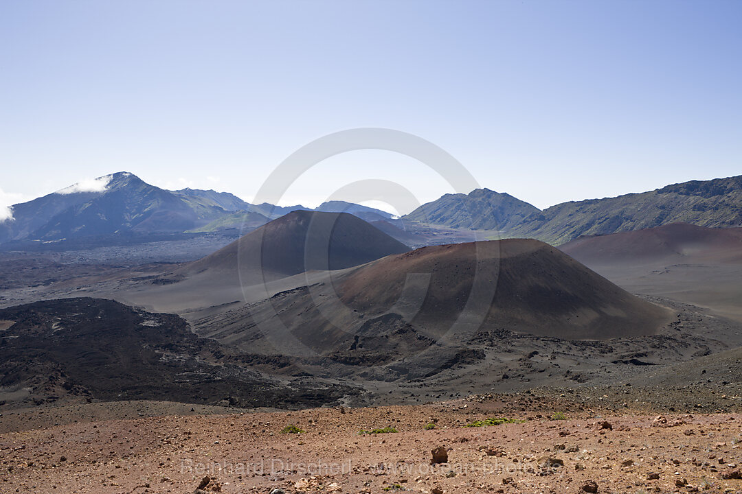Crater of Haleakala Volcano