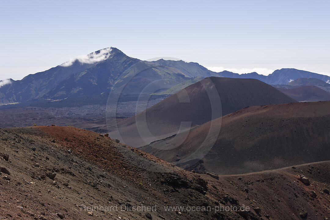 Krater des Haleakala Vulkan